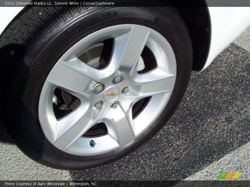 Summit White / Cocoa/Cashmere 2011 Chevrolet Malibu LS