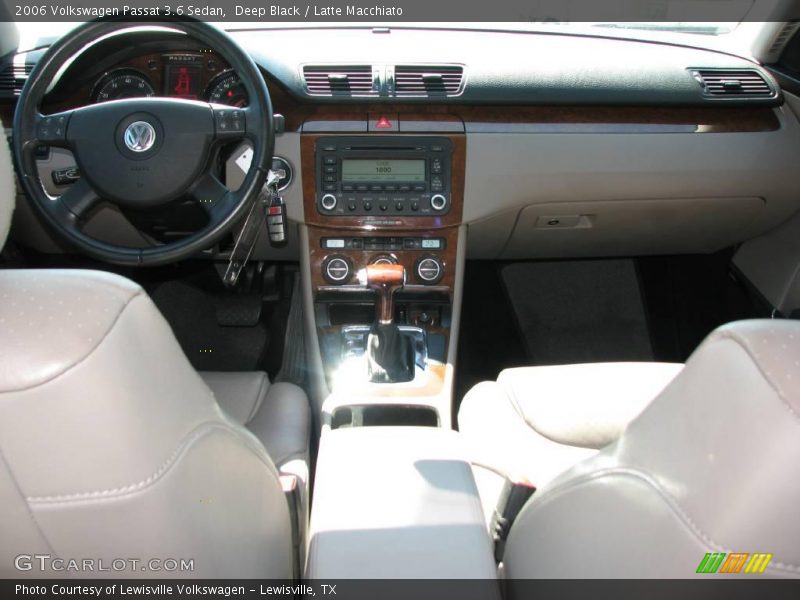 Deep Black / Latte Macchiato 2006 Volkswagen Passat 3.6 Sedan