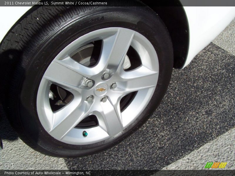 Summit White / Cocoa/Cashmere 2011 Chevrolet Malibu LS