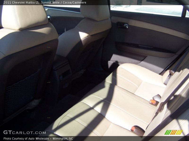 Summit White / Cocoa/Cashmere 2011 Chevrolet Malibu LS