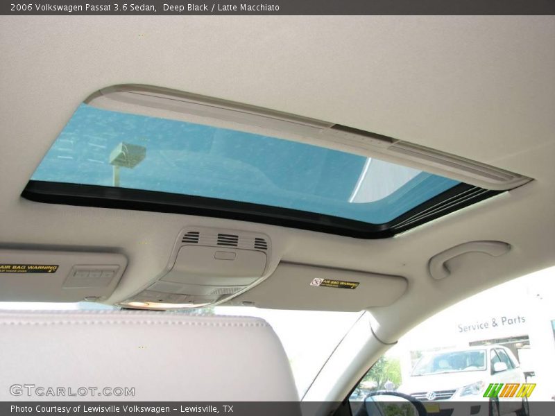 Deep Black / Latte Macchiato 2006 Volkswagen Passat 3.6 Sedan