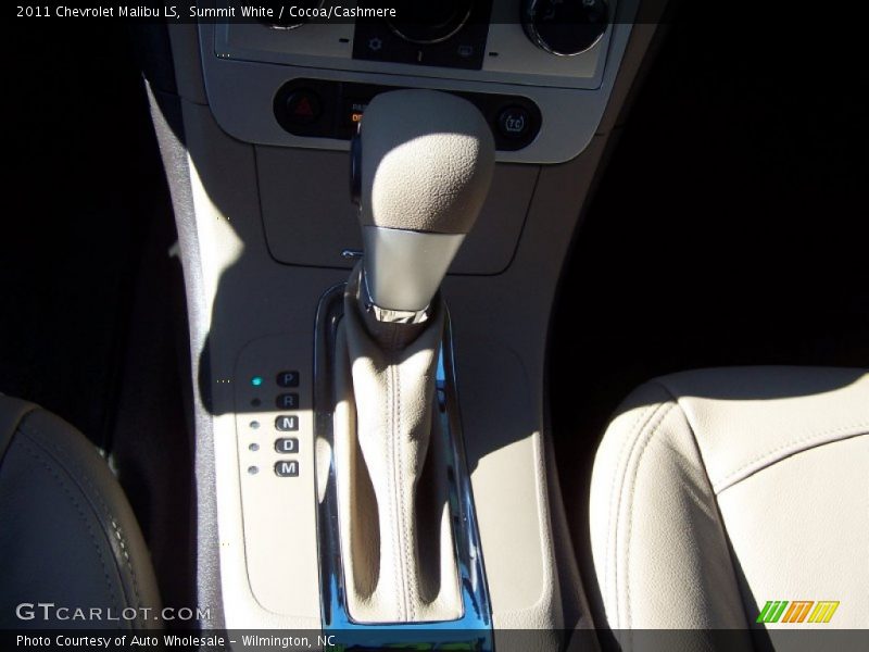 Summit White / Cocoa/Cashmere 2011 Chevrolet Malibu LS