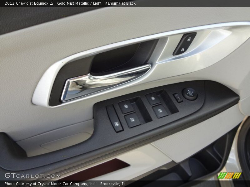 Gold Mist Metallic / Light Titanium/Jet Black 2012 Chevrolet Equinox LS