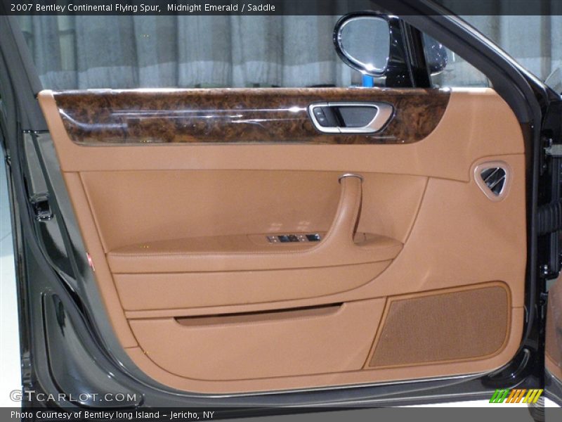 Midnight Emerald / Saddle 2007 Bentley Continental Flying Spur