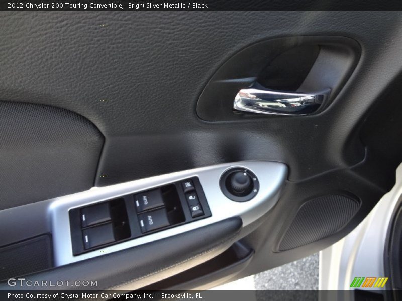 Bright Silver Metallic / Black 2012 Chrysler 200 Touring Convertible