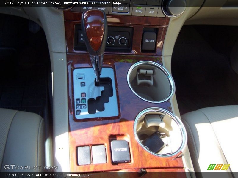 Blizzard White Pearl / Sand Beige 2012 Toyota Highlander Limited