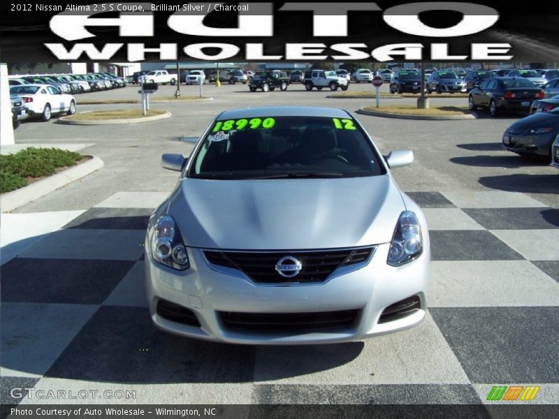 Brilliant Silver / Charcoal 2012 Nissan Altima 2.5 S Coupe