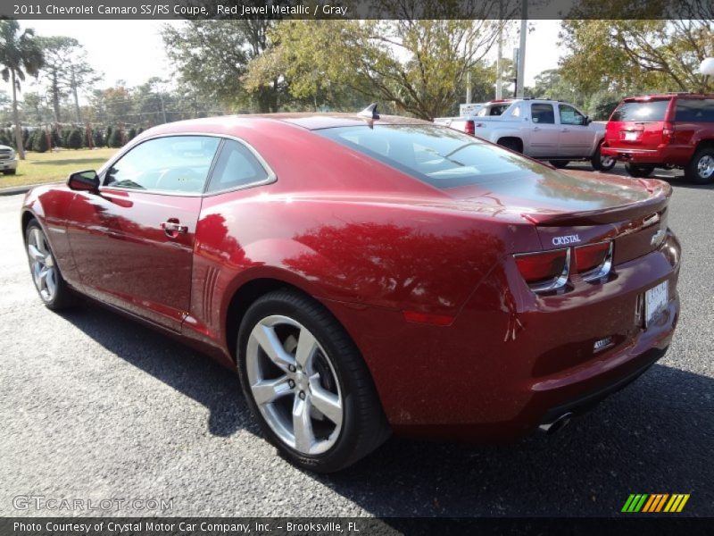 Red Jewel Metallic / Gray 2011 Chevrolet Camaro SS/RS Coupe