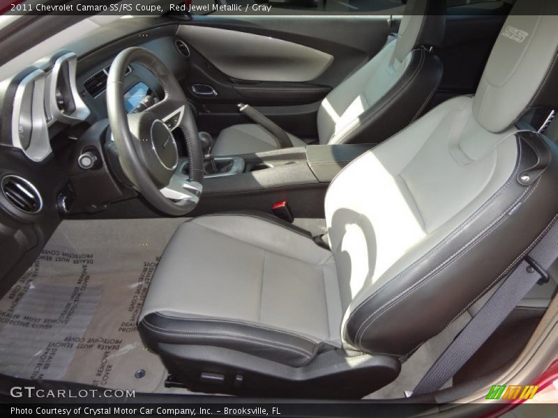 Red Jewel Metallic / Gray 2011 Chevrolet Camaro SS/RS Coupe