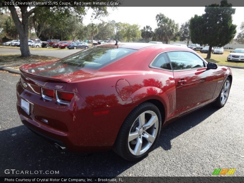 Red Jewel Metallic / Gray 2011 Chevrolet Camaro SS/RS Coupe