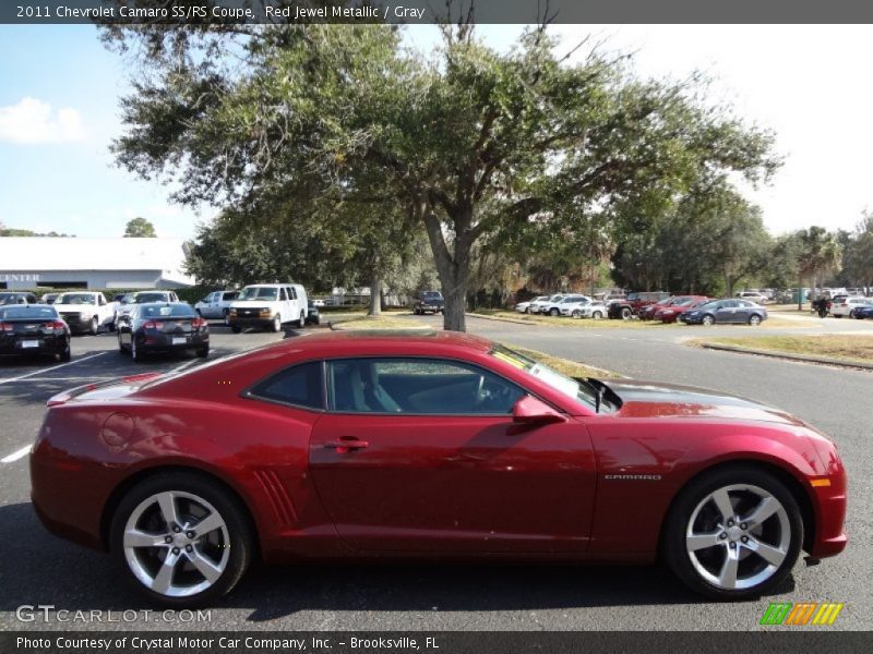 Red Jewel Metallic / Gray 2011 Chevrolet Camaro SS/RS Coupe