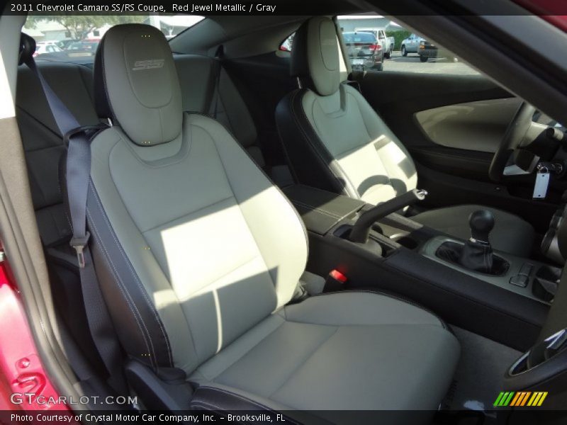 Red Jewel Metallic / Gray 2011 Chevrolet Camaro SS/RS Coupe