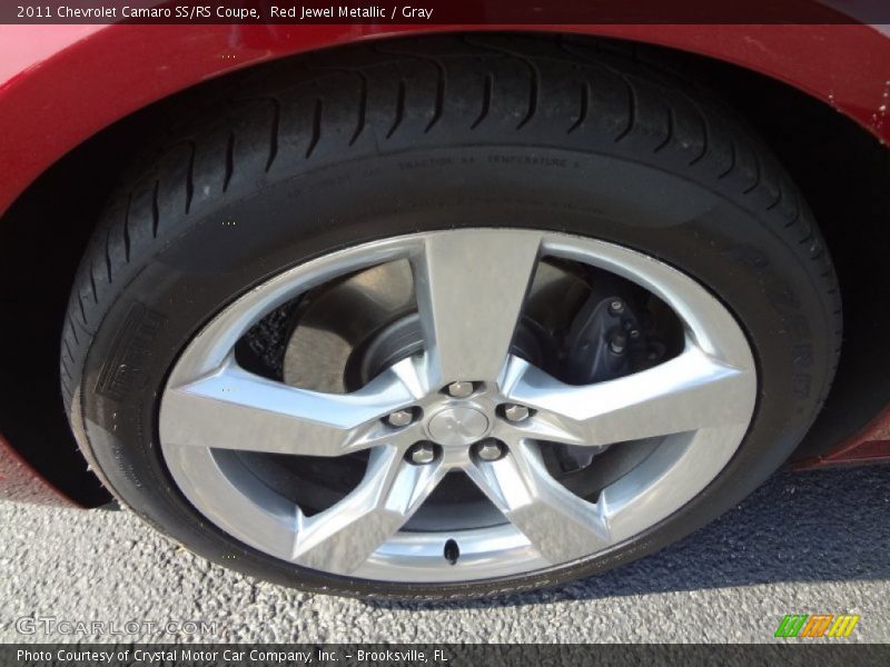 Red Jewel Metallic / Gray 2011 Chevrolet Camaro SS/RS Coupe