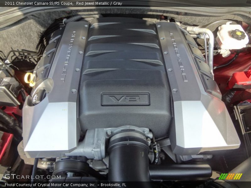 Red Jewel Metallic / Gray 2011 Chevrolet Camaro SS/RS Coupe