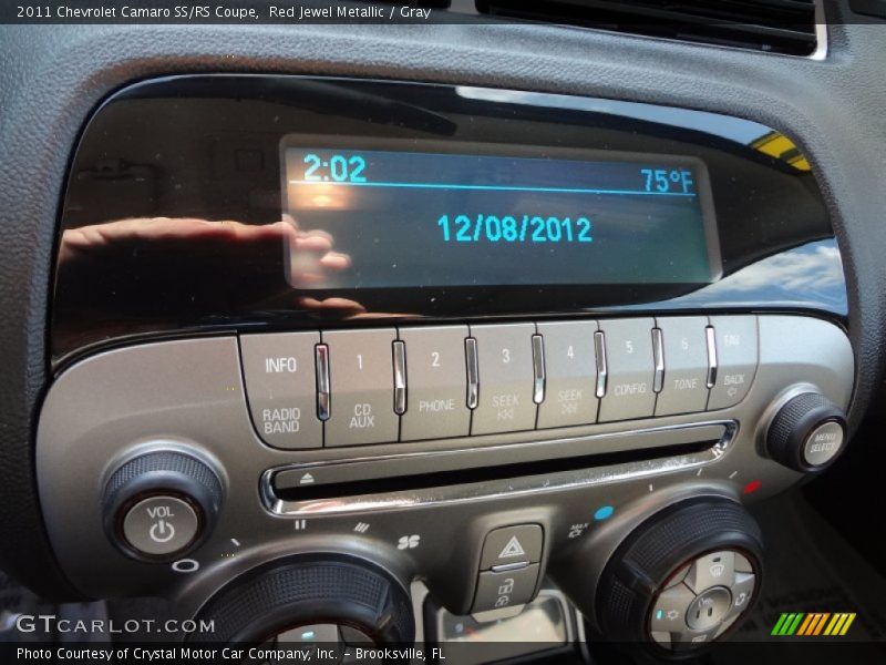 Red Jewel Metallic / Gray 2011 Chevrolet Camaro SS/RS Coupe