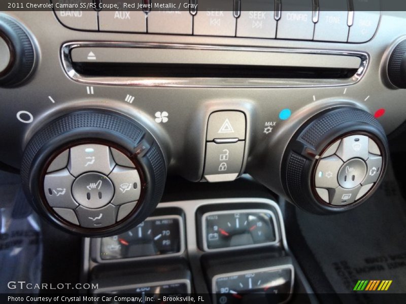 Red Jewel Metallic / Gray 2011 Chevrolet Camaro SS/RS Coupe