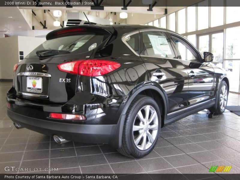 Black Obsidian / Stone 2008 Infiniti EX 35 Journey
