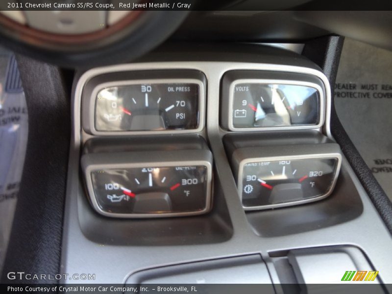 Red Jewel Metallic / Gray 2011 Chevrolet Camaro SS/RS Coupe