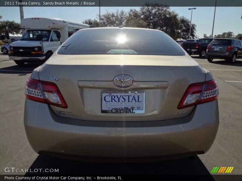 Sandy Beach Metallic / Bisque 2011 Toyota Camry