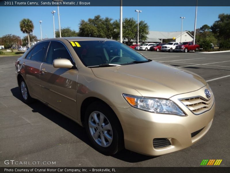 Sandy Beach Metallic / Bisque 2011 Toyota Camry