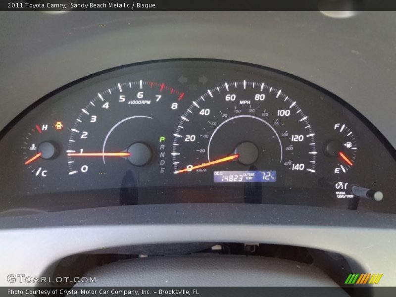 Sandy Beach Metallic / Bisque 2011 Toyota Camry