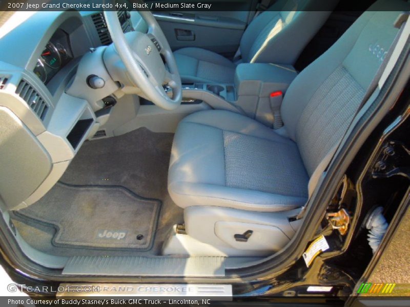 Black / Medium Slate Gray 2007 Jeep Grand Cherokee Laredo 4x4