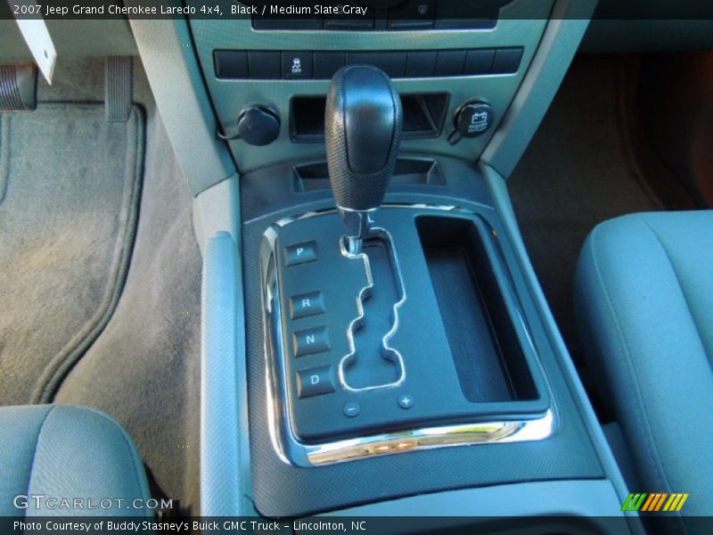 Black / Medium Slate Gray 2007 Jeep Grand Cherokee Laredo 4x4