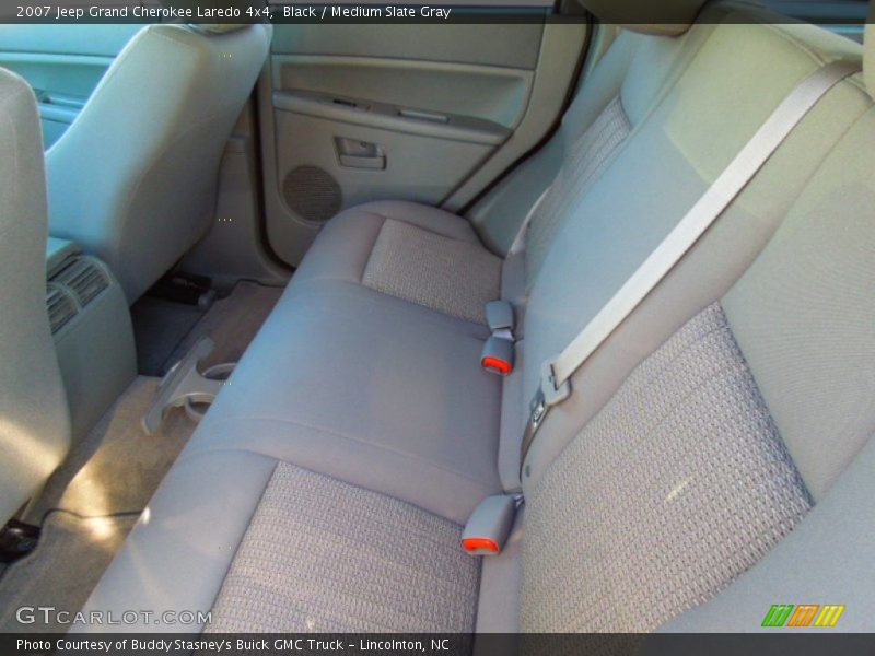 Black / Medium Slate Gray 2007 Jeep Grand Cherokee Laredo 4x4