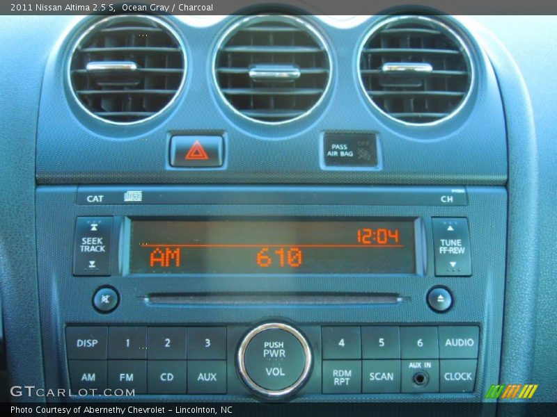 Ocean Gray / Charcoal 2011 Nissan Altima 2.5 S