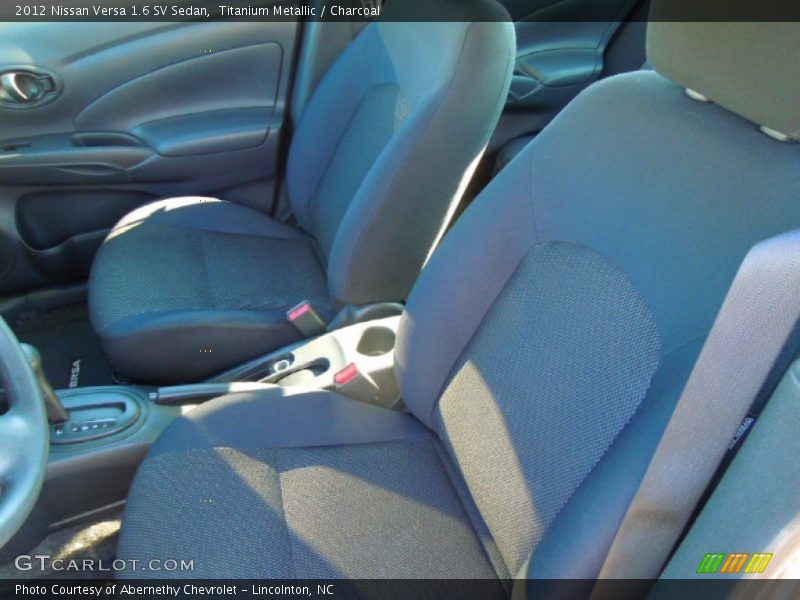 Titanium Metallic / Charcoal 2012 Nissan Versa 1.6 SV Sedan