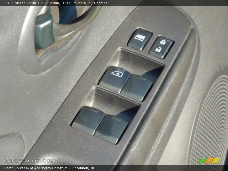 Titanium Metallic / Charcoal 2012 Nissan Versa 1.6 SV Sedan