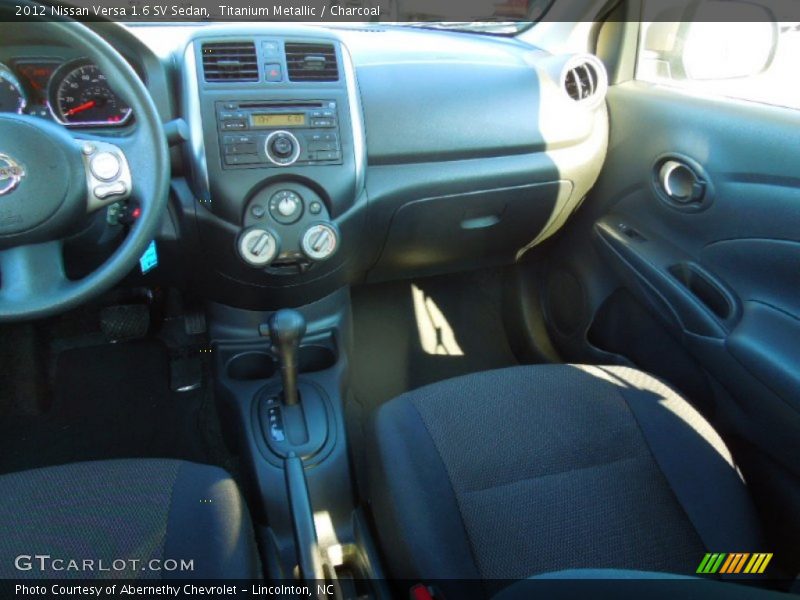 Titanium Metallic / Charcoal 2012 Nissan Versa 1.6 SV Sedan