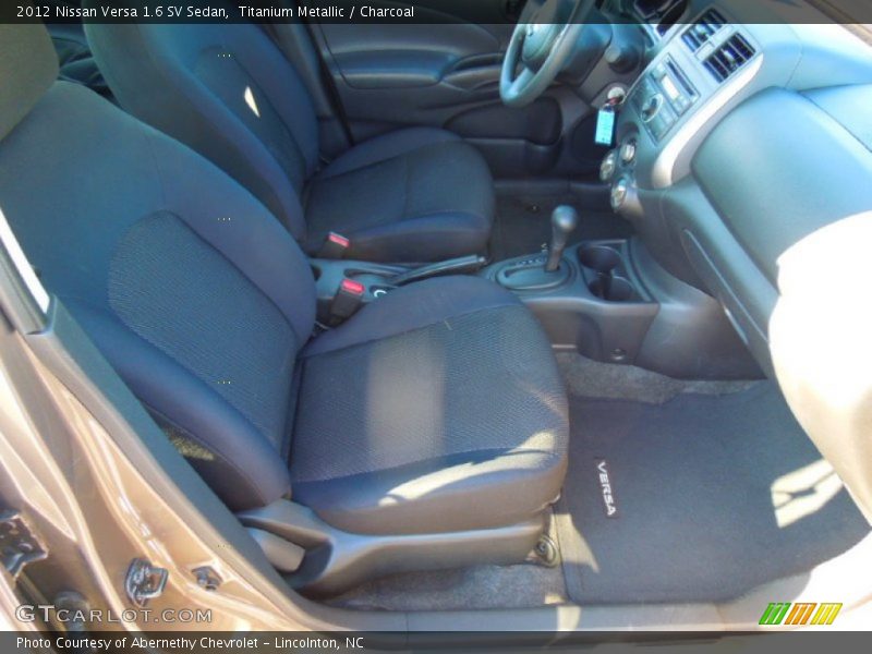 Titanium Metallic / Charcoal 2012 Nissan Versa 1.6 SV Sedan