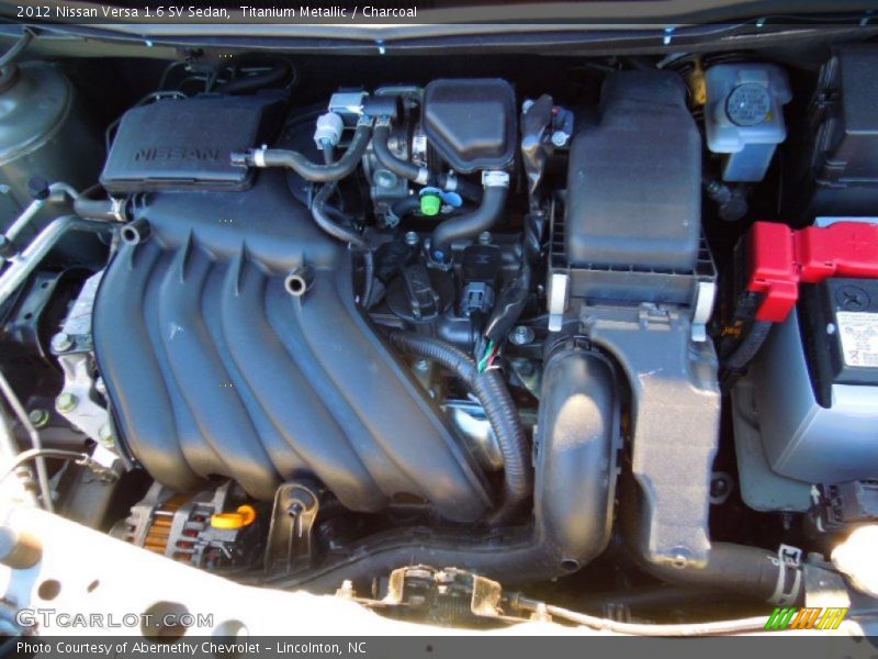 Titanium Metallic / Charcoal 2012 Nissan Versa 1.6 SV Sedan
