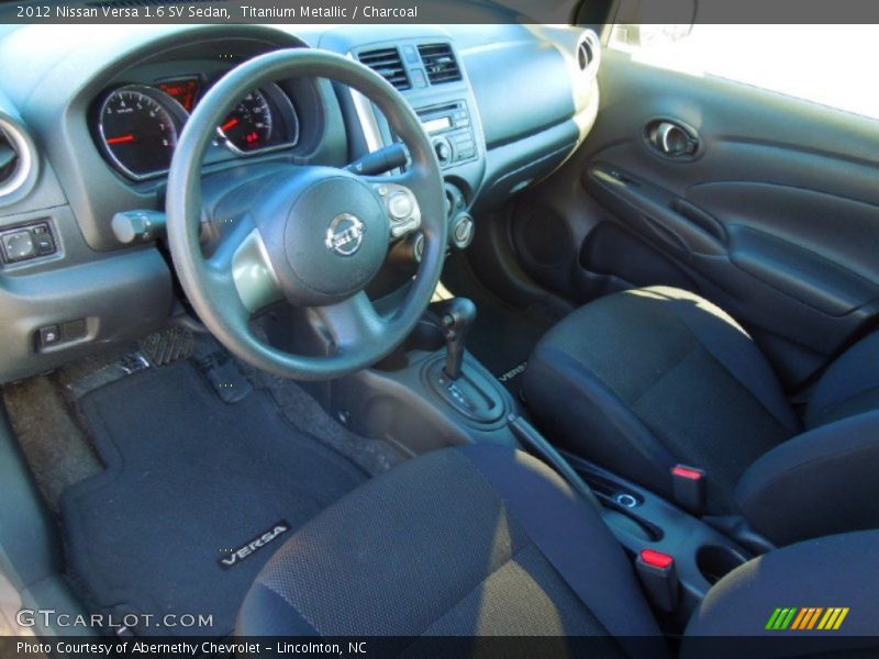 Titanium Metallic / Charcoal 2012 Nissan Versa 1.6 SV Sedan