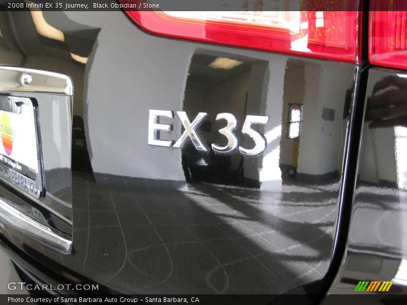 Black Obsidian / Stone 2008 Infiniti EX 35 Journey