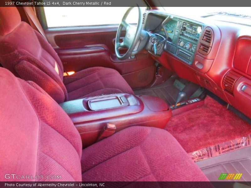  1997 Tahoe LS 4x4 Red Interior