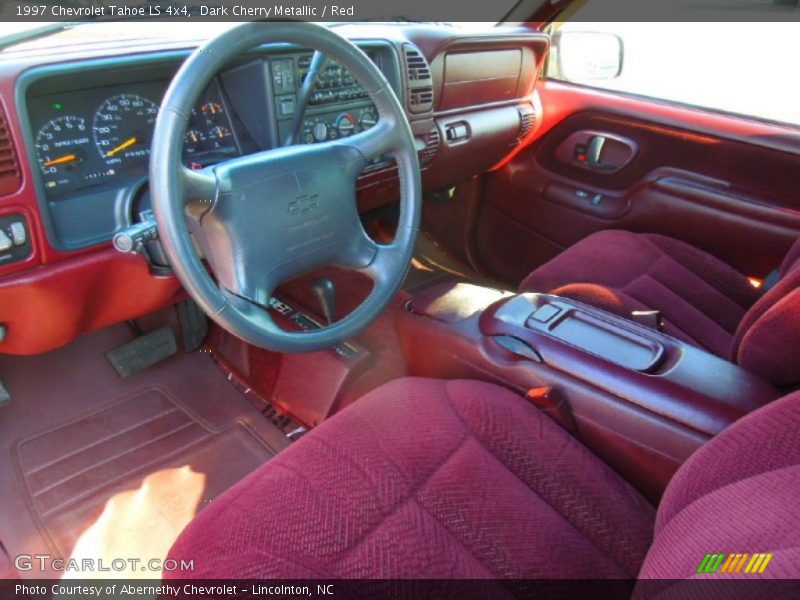 Red Interior - 1997 Tahoe LS 4x4 