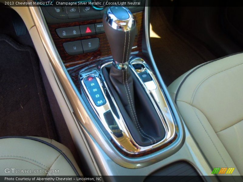 Champagne Silver Metallic / Cocoa/Light Neutral 2013 Chevrolet Malibu LTZ