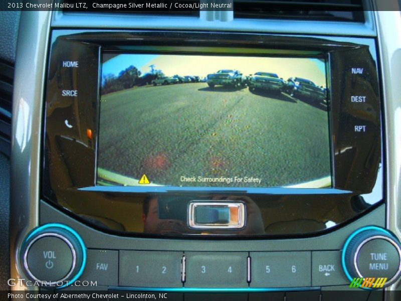 Champagne Silver Metallic / Cocoa/Light Neutral 2013 Chevrolet Malibu LTZ