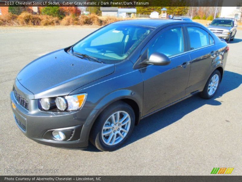 Cyber Gray Metallic / Dark Pewter/Dark Titanium 2013 Chevrolet Sonic LT Sedan