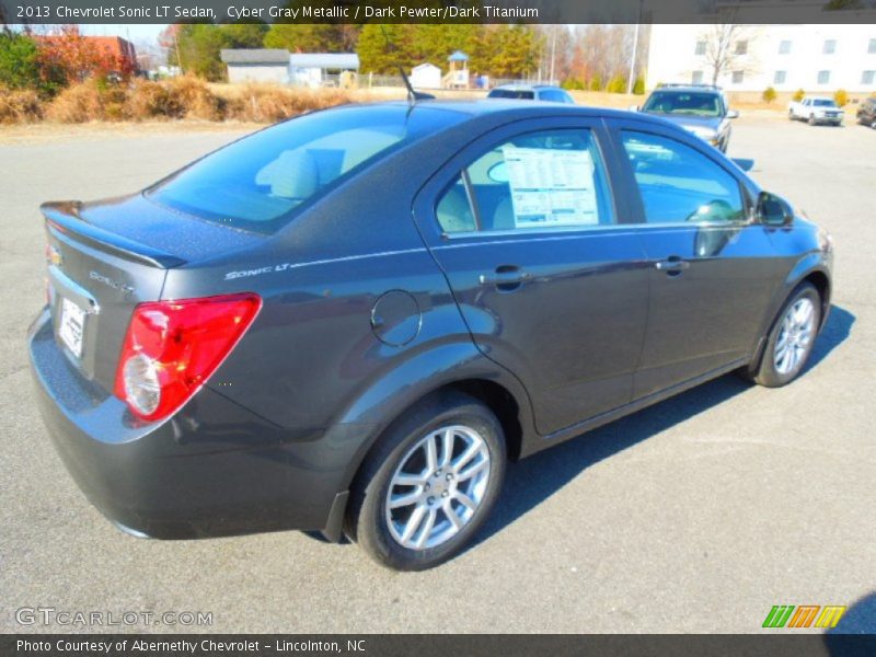Cyber Gray Metallic / Dark Pewter/Dark Titanium 2013 Chevrolet Sonic LT Sedan