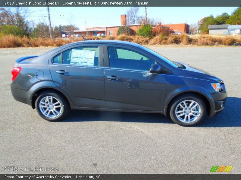 Cyber Gray Metallic / Dark Pewter/Dark Titanium 2013 Chevrolet Sonic LT Sedan