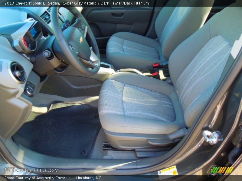 Cyber Gray Metallic / Dark Pewter/Dark Titanium 2013 Chevrolet Sonic LT Sedan