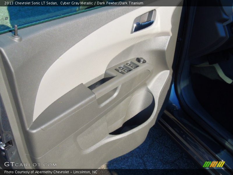 Cyber Gray Metallic / Dark Pewter/Dark Titanium 2013 Chevrolet Sonic LT Sedan