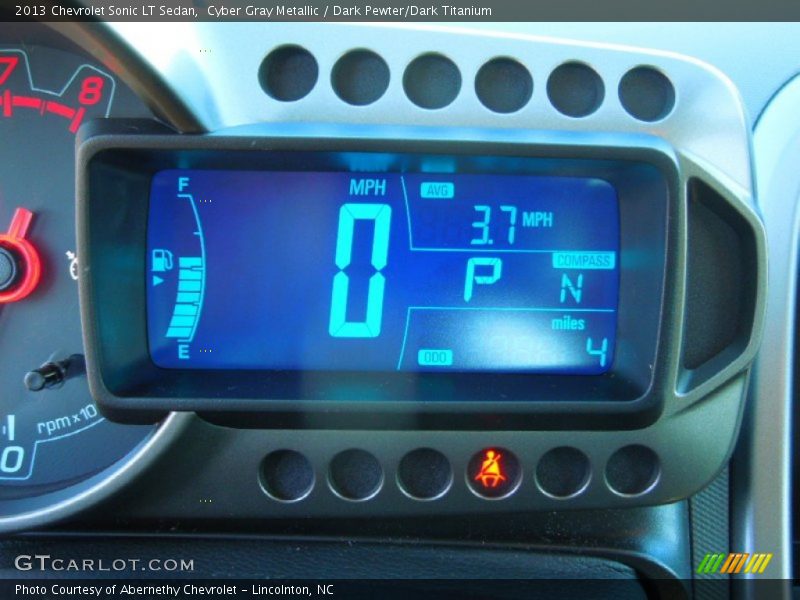 Cyber Gray Metallic / Dark Pewter/Dark Titanium 2013 Chevrolet Sonic LT Sedan