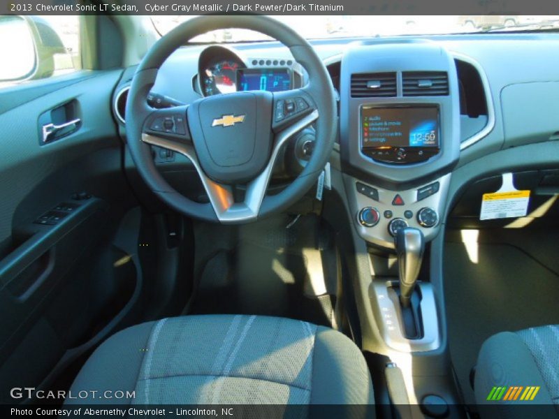 Cyber Gray Metallic / Dark Pewter/Dark Titanium 2013 Chevrolet Sonic LT Sedan