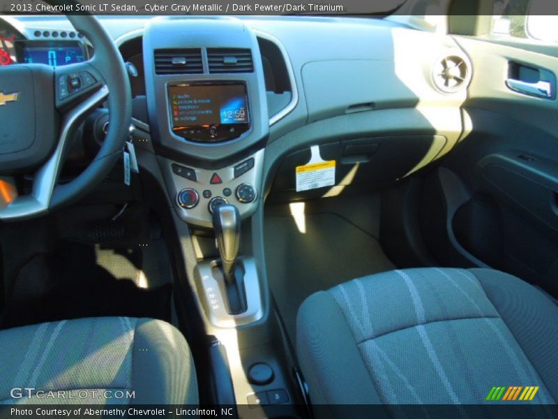 Cyber Gray Metallic / Dark Pewter/Dark Titanium 2013 Chevrolet Sonic LT Sedan