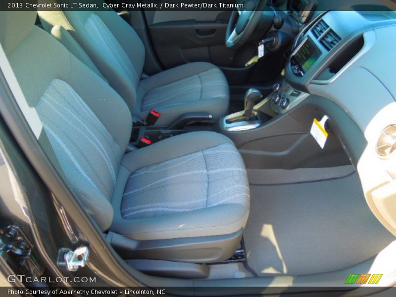 Cyber Gray Metallic / Dark Pewter/Dark Titanium 2013 Chevrolet Sonic LT Sedan