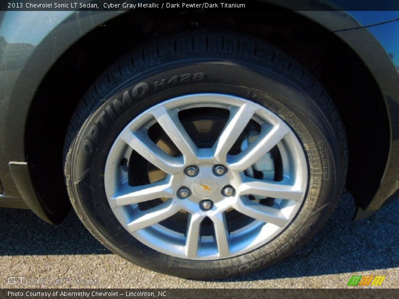 Cyber Gray Metallic / Dark Pewter/Dark Titanium 2013 Chevrolet Sonic LT Sedan